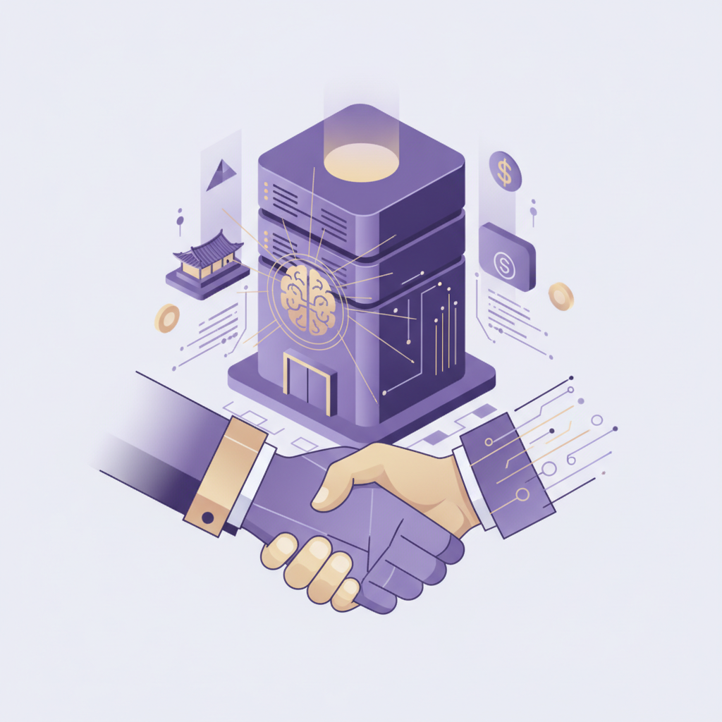 🤖 AI·데이터센터 — AI 생성 이미지